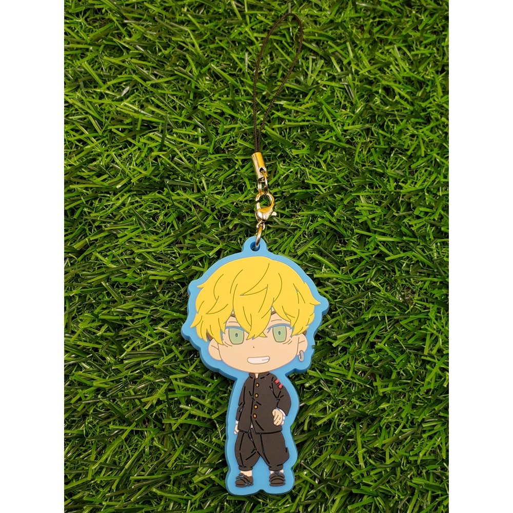 Tokyo Revengers Chifuyu Matsuno Rubber Strap Keychain Taito Anime Chibi Charm